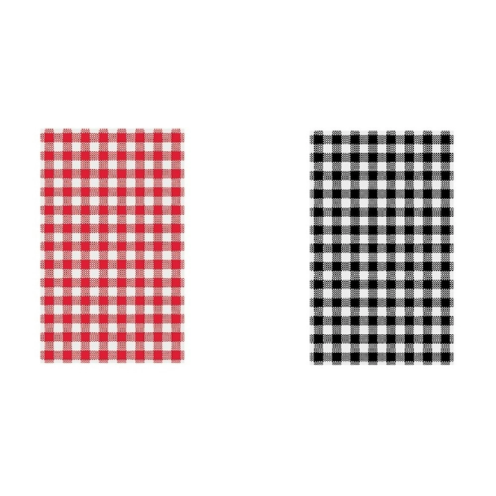 Gingham Greaseproof Paper   Pack 200