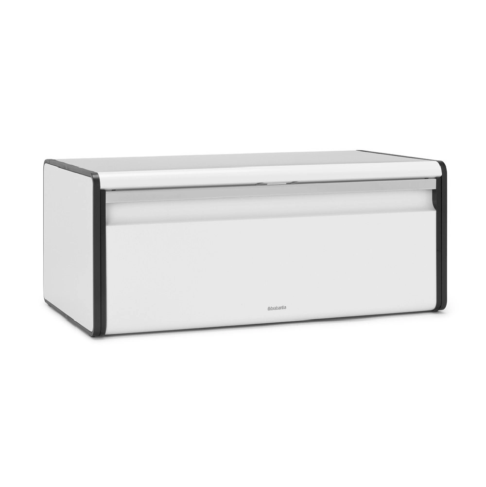 Brabantia Stainless Steel Fall Front Breadbin   Matte White