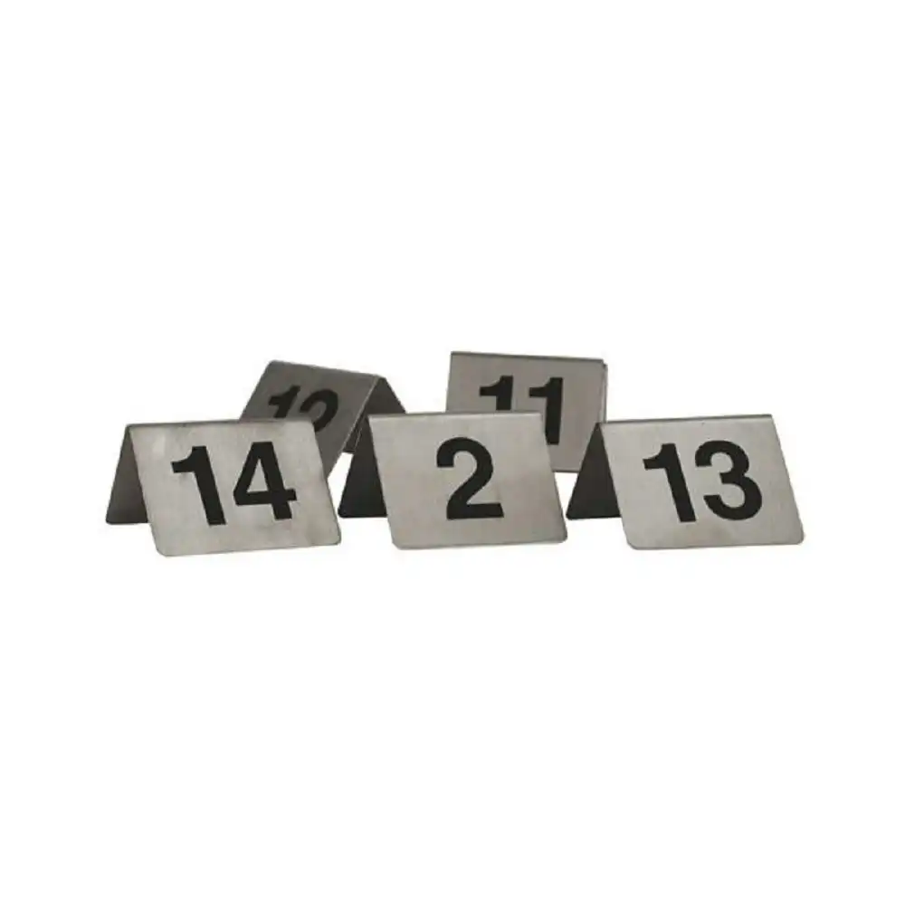 Trenton A Frame Stainless Steel Table Numbers