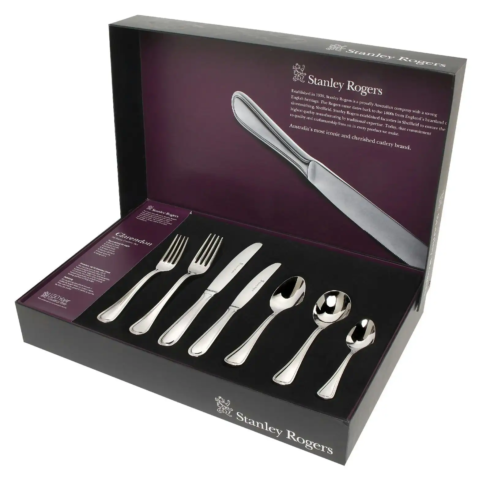 Stanley Rogers 56 Piece Clarendon Cutlery Set