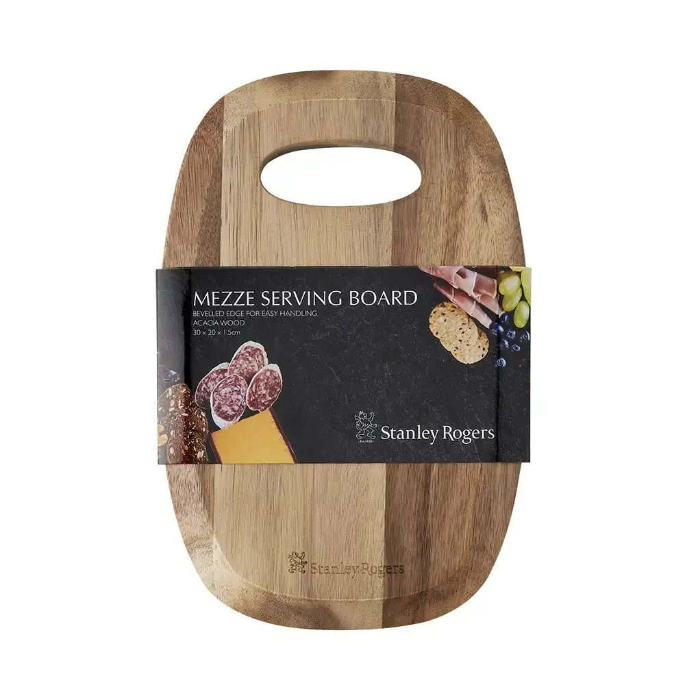 Stanley Rogers ACACIA WOOD MEZZE SERVING BOARD 30 x 20cm