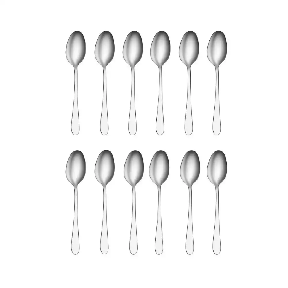 Tablekraft Luxor Stainless Steel Desssert Spoon Set 12