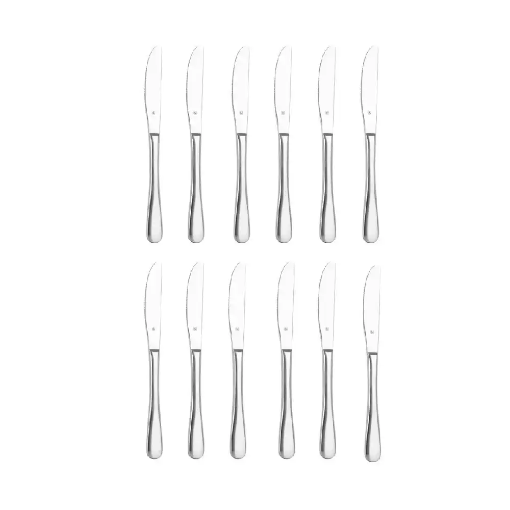 Tablekraft Luxor Stainless Steel Desssert Knife Set 12