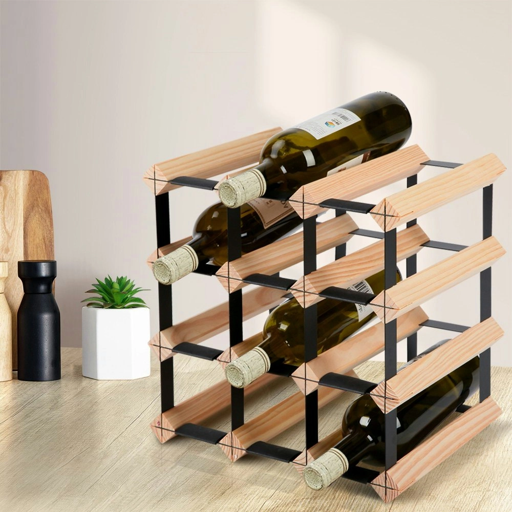 Artiss Wine Rack 12 Bottle