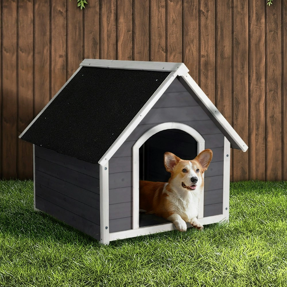 i.Pet Dog Kennel Wooden Large Outdoor House Indoor Puppy Pet Cabin Weatherproof