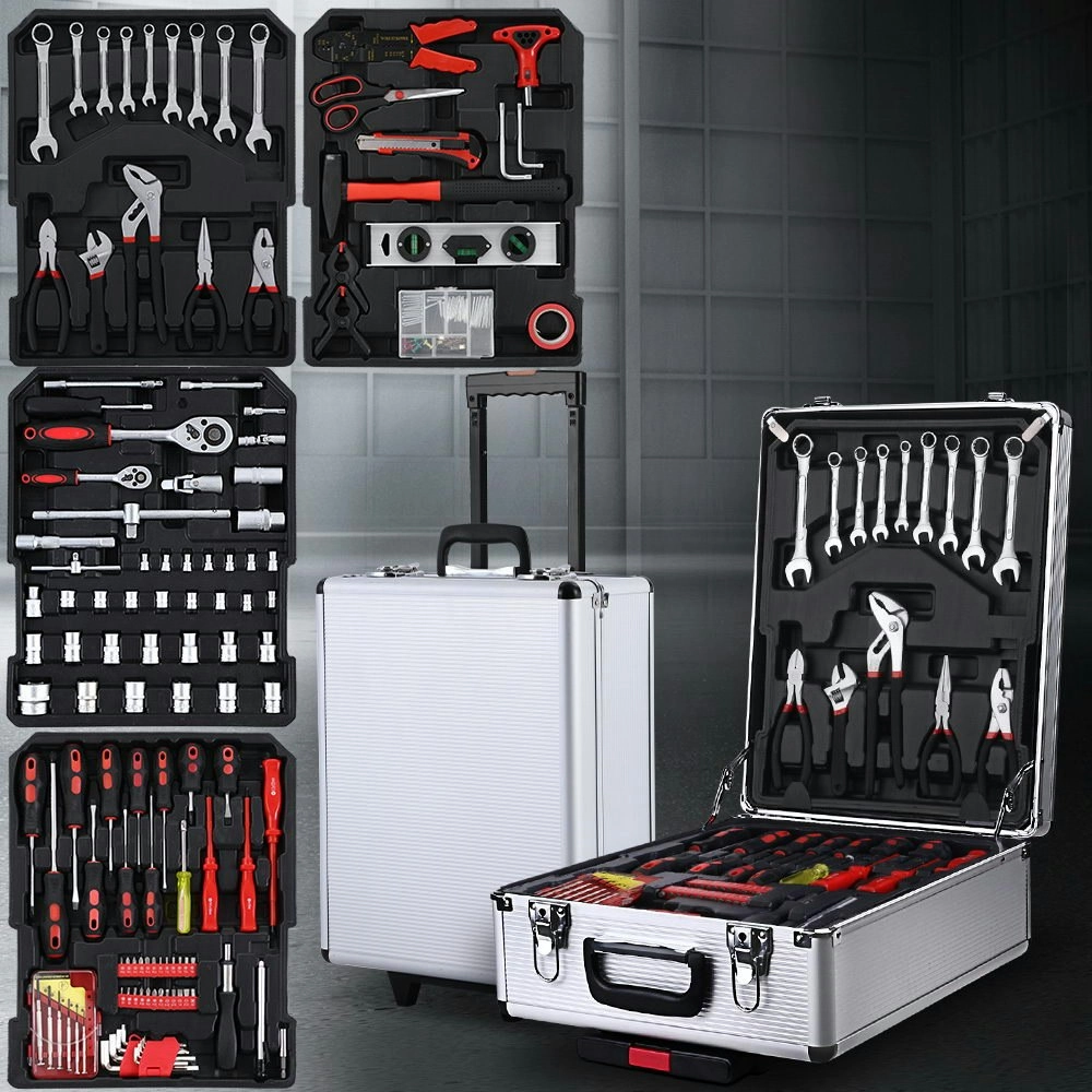 Giantz 786pcs Tool Kit Trolley Case Mechanics Box Toolbox Portable DIY Set