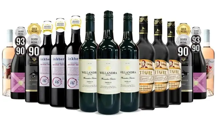 Flavor Hunters Red Wines Mixed - 15 Bottles including Wine from Award Winning Winery with Gold & Silver Medal Wines