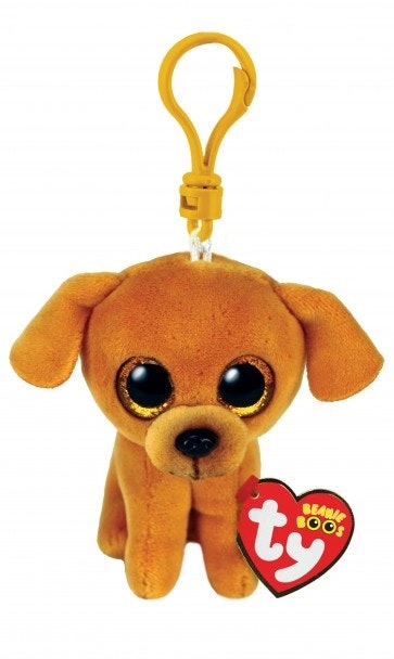 Beanie Boos Clips Zuzu Dog Tan