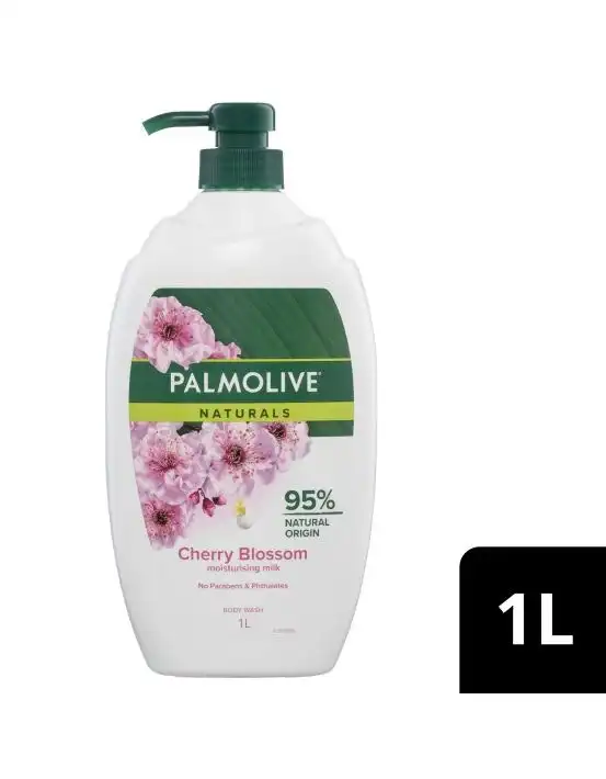 Palmolive Naturals Milk & Cherry Blossom Body Wash 1L