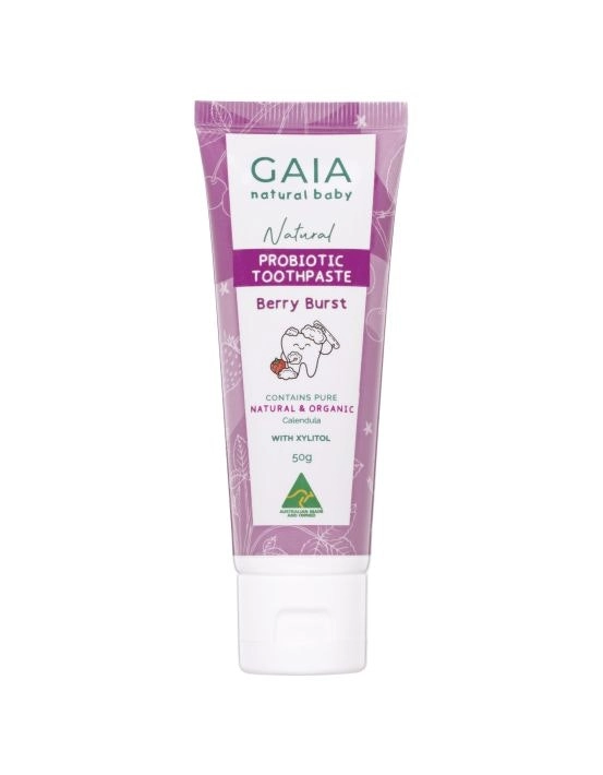 Gaia Natural Baby Probiotic Toothpaste Berry Burst 50g