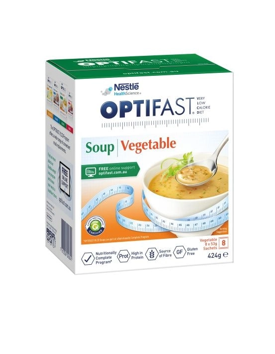 OPTIFAST VLCD Vegetable Soup 8 x 53g