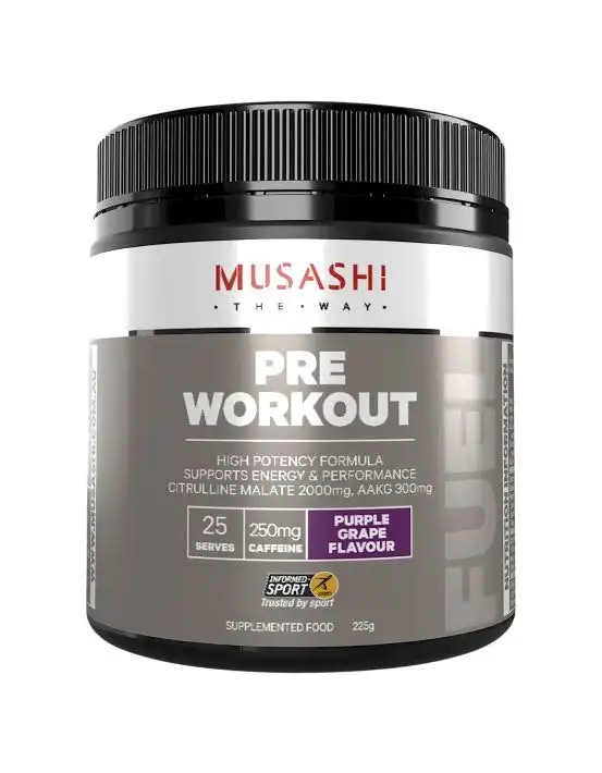 Musashi Pre Workout Purple Grape 225g