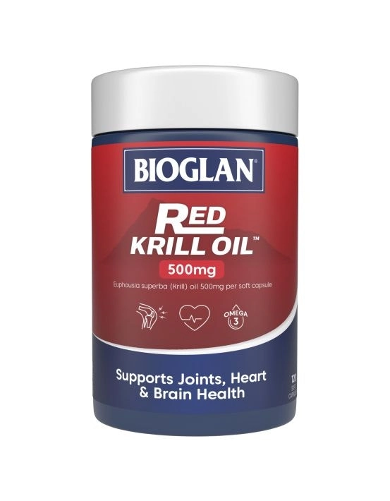 Bioglan Red Krill Oil 500mg 120 Capsules