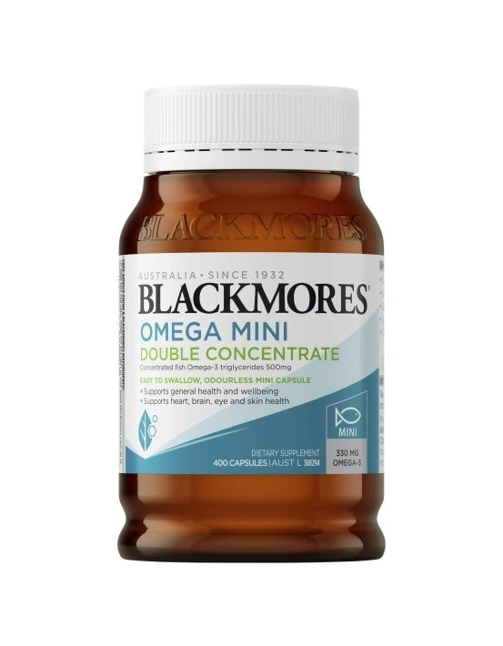 Blackmores Omega Mini Double Concentrate 400 Capsules