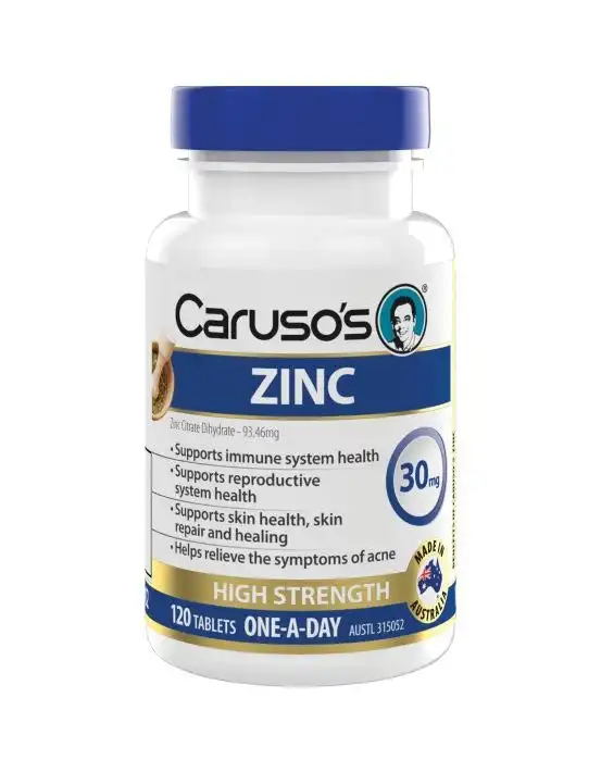 Caruso's Natural Health Zinc 120 Tablets