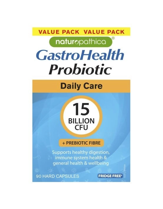 Naturopathica GastroHealth Probiotic Daily Care 90 Capsules