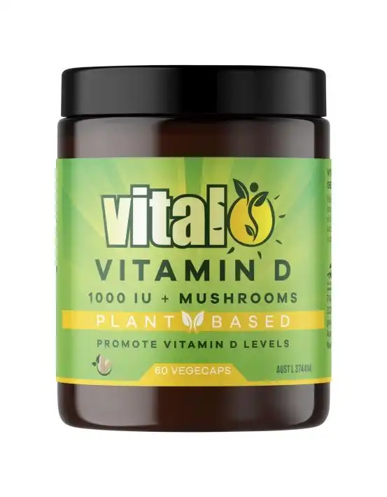 Vital Vegan Vitamin D Vegecaps 60 Capsules