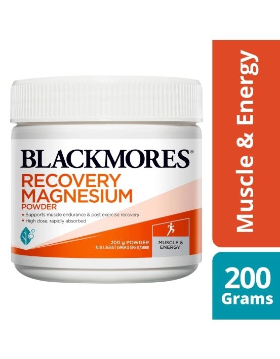 Blackmores Recovery Magnesium Muscle Health Vitamin Powder 200g