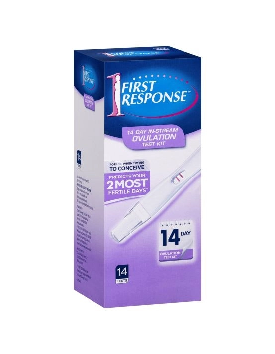 First Response 14 Day In Stream Ovulation Test Kit 14 Pack