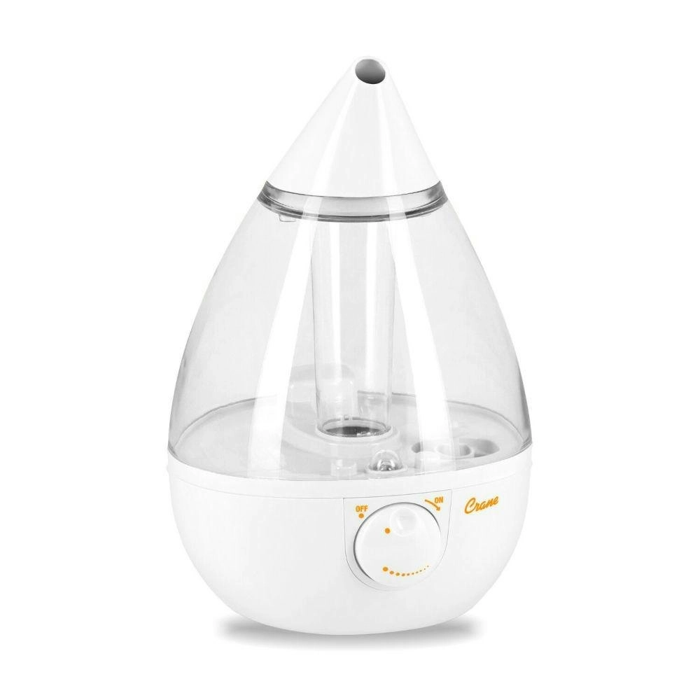 Crane Ultrasonic Humidifier 3.75l Drop - White/Clear