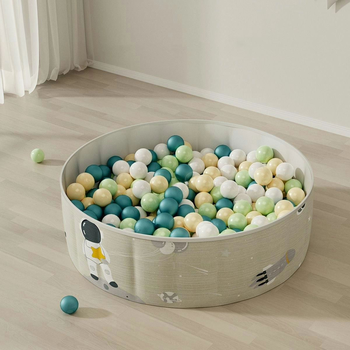 Joy Baby 200 PCS 7cm Anti-Press Pit Ocean Ball - Kiwi