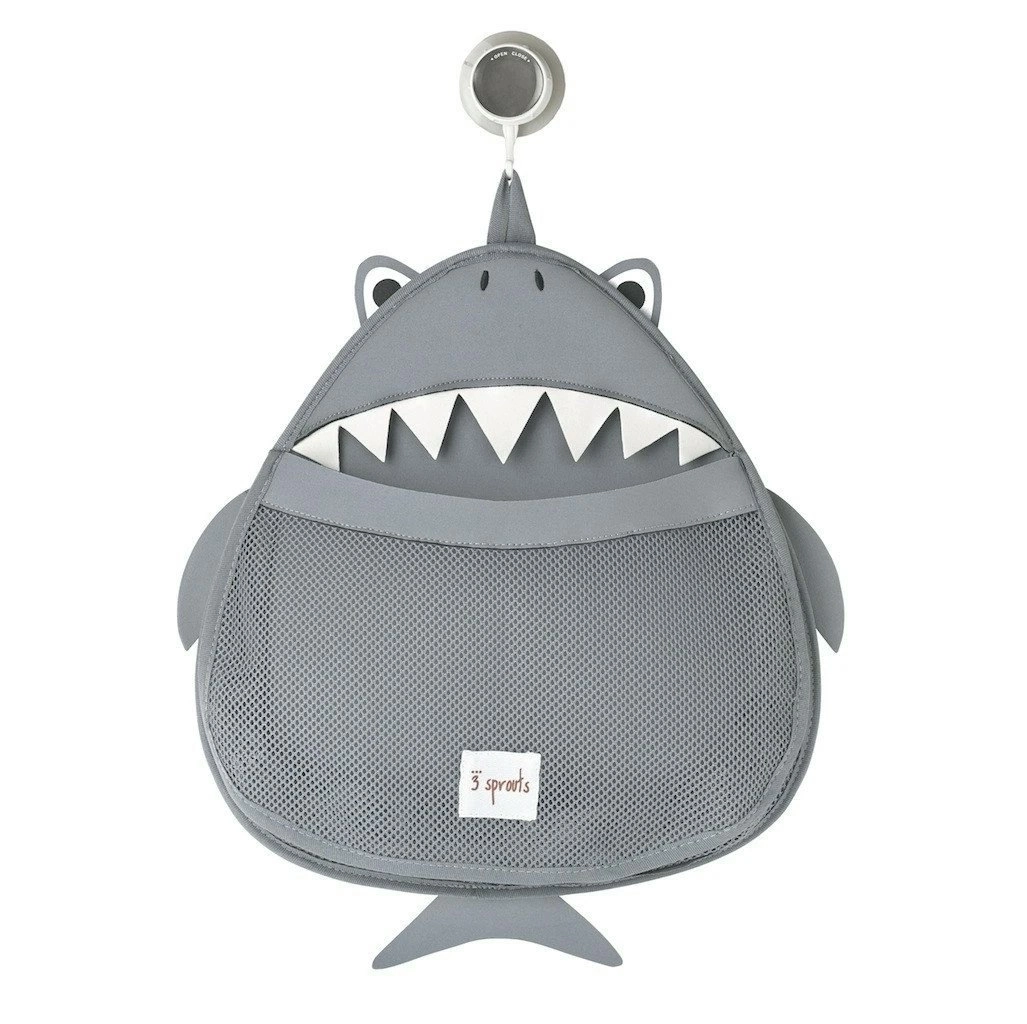 3 Sprouts Bath Storage - Grey Shark