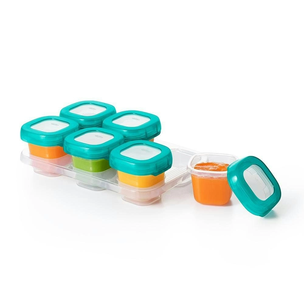 OXO Tot Baby Blocks Freezer Storage Containers 2oz - Teal