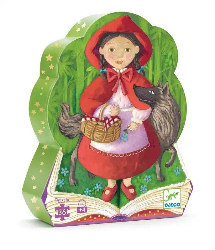 Djeco Little Red Riding Hood 36pc Silhouette Puzzle