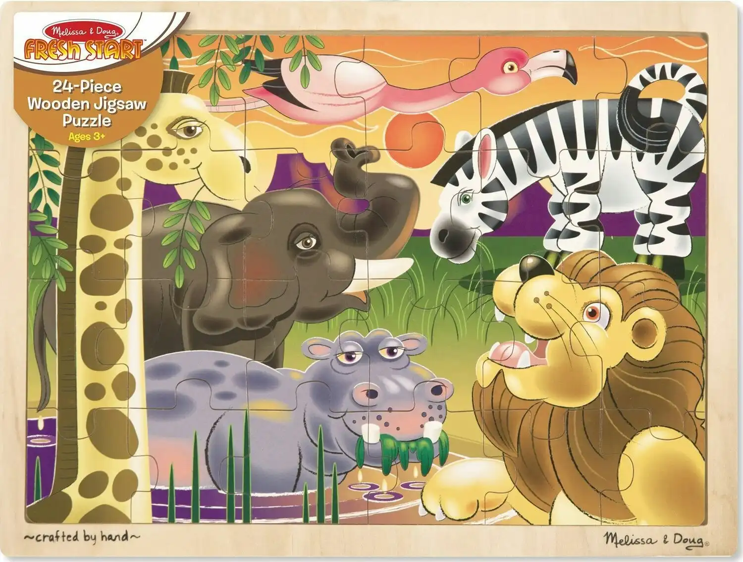 Melissa & Doug African Plains Jigsaw - 24pc