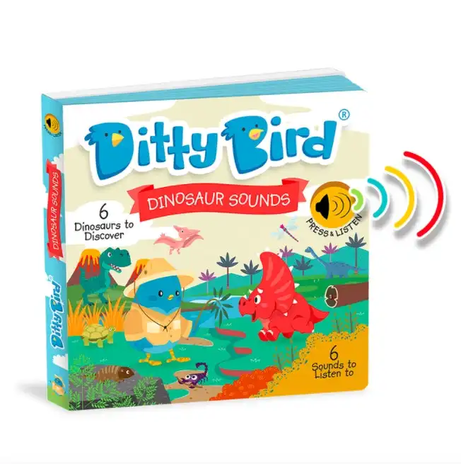 Ditty Birds Dinosaur Sounds Board Book