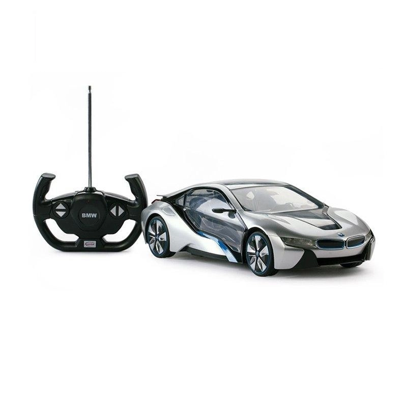 Rastar Licensed 1:14 Radio Control Car - BMW I8 with Interior Light