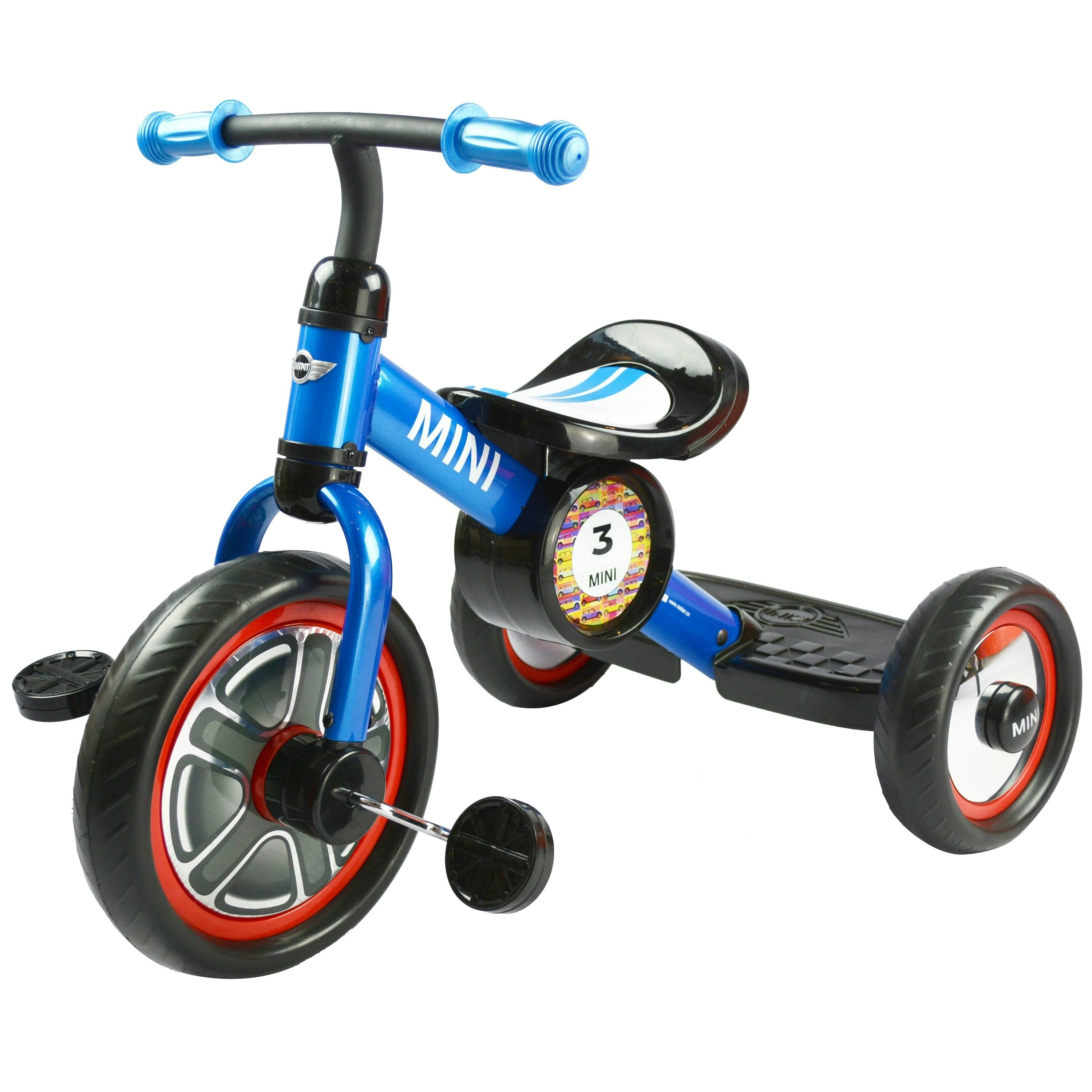 Rastar Licensed BMW Mini Cooper Tricycle Bike - Blue