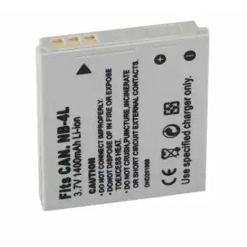 Replacement Battery NB-4L for Canon IXUS 305560657075 SD300
