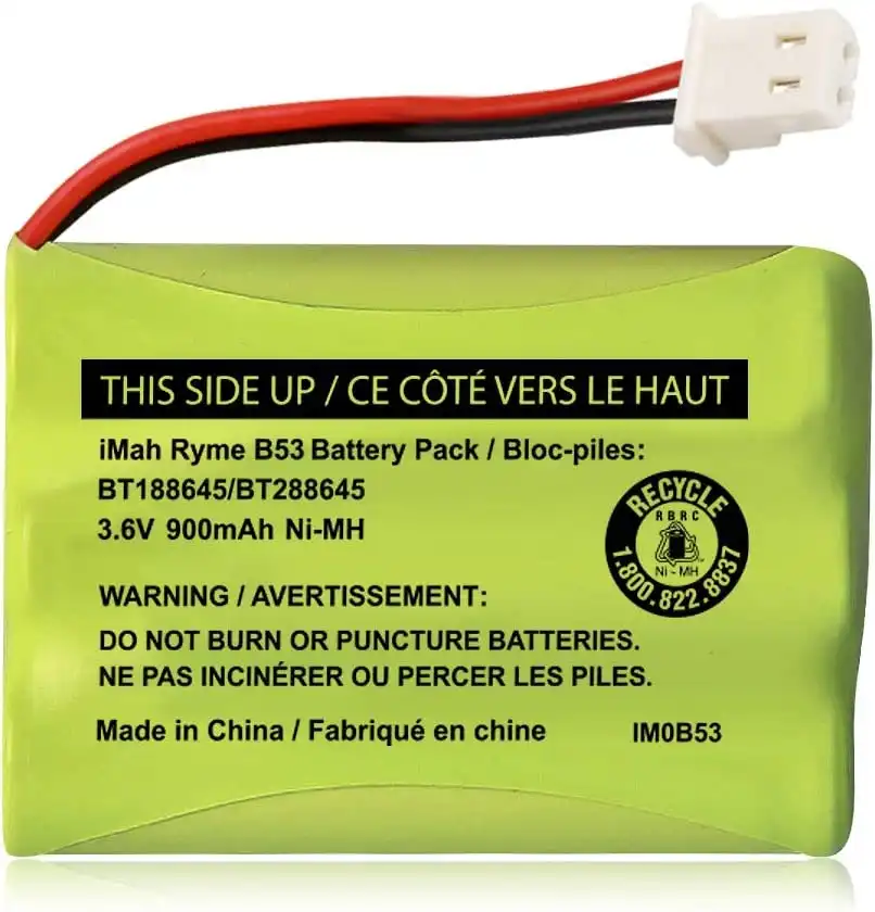 BT188645/BT288645 3.6V Battery Compatible with VTech BT207695 VM312 VM3251 VM3252 VM3261 Baby Monitor