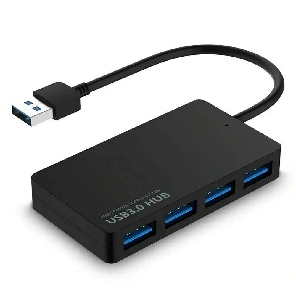 USB Hub with 4 Ports | Slim High Speed Splitter