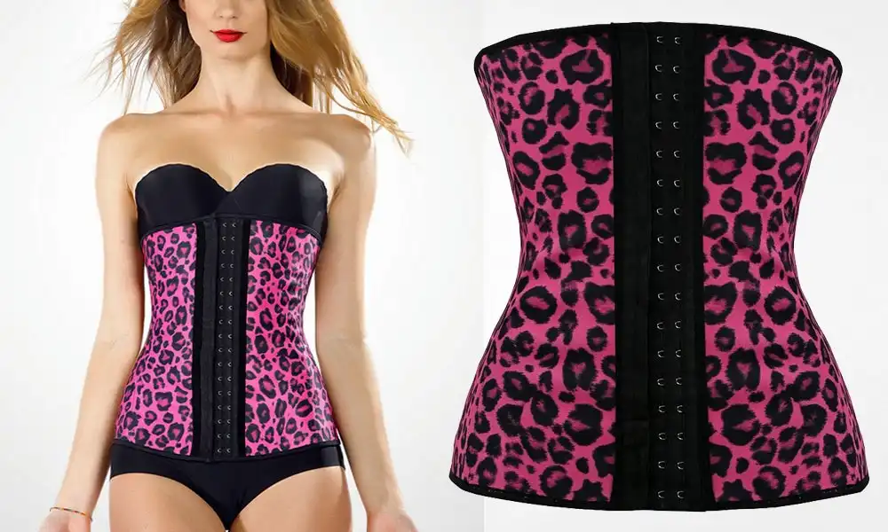 Women's Core Waist Trainer - Pink Leopard