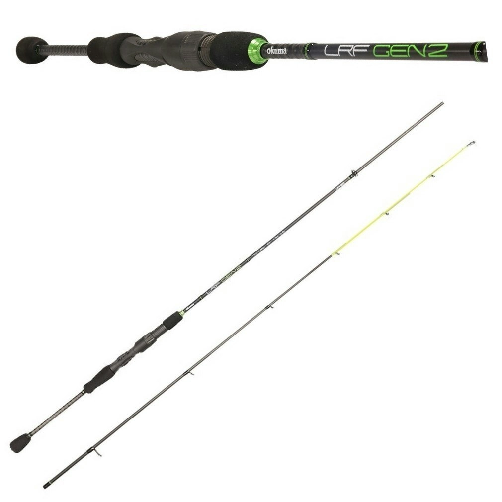 7ft Okuma LRF GEN2 2-4kg Fishing Rod - 2 Pce Split Butt Spin Rod