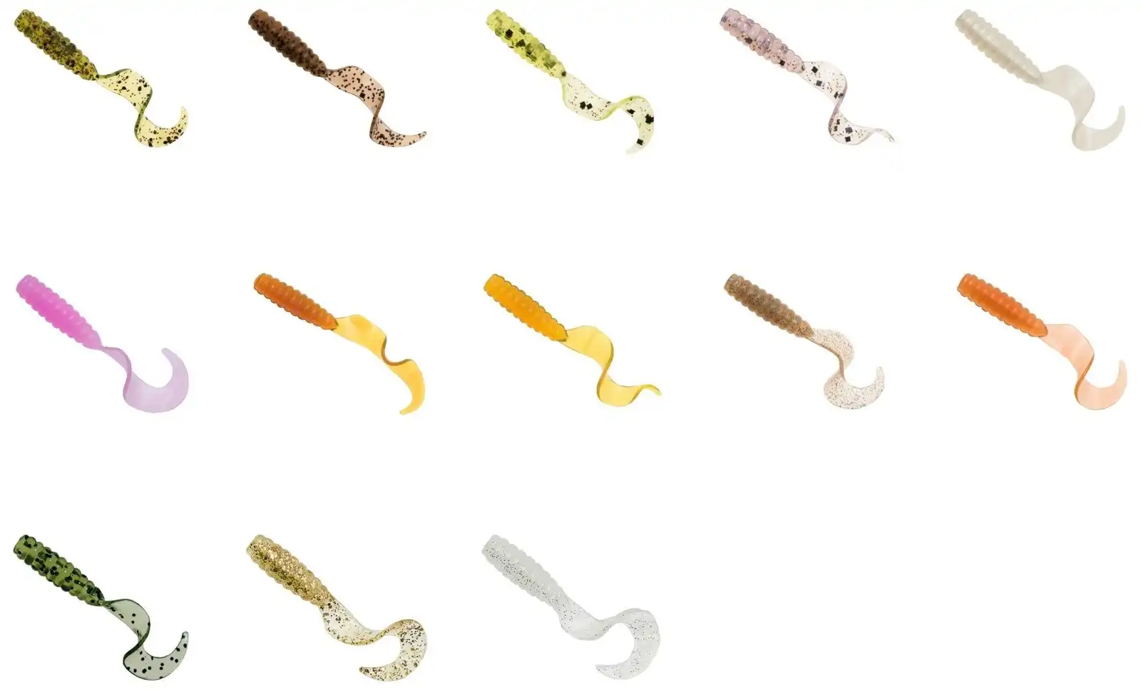 Zman 2 Inch Grubz Soft Plastic Lures - 8 Pack of Z Man Soft Plastic Lures