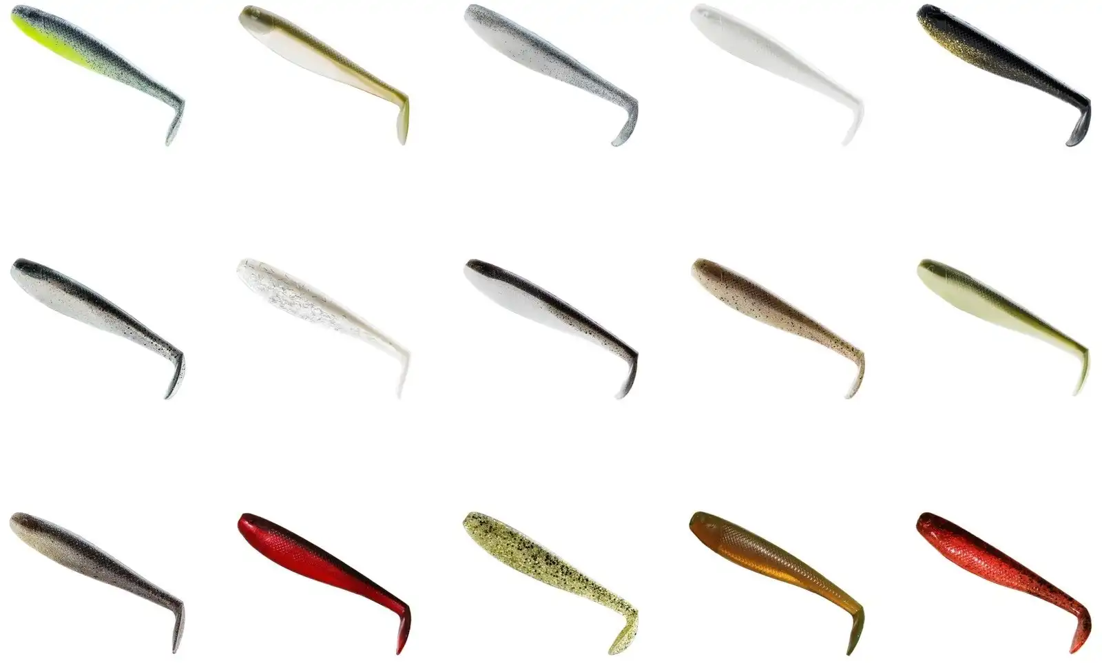 Zman 6 Inch SwimmerZ Soft Plastic Lures - 3 Pack of Z Man Soft Plastic Lures
