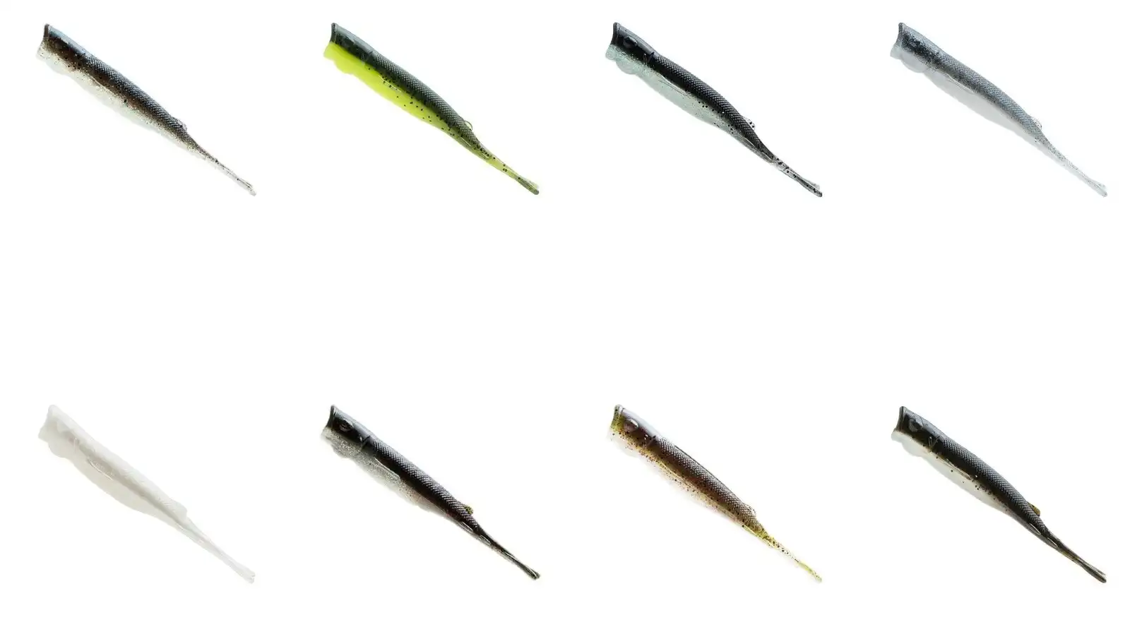 Zman 5 Inch Pop ShadZ Soft Plastic Lures - 3 Pack of Z Man Soft Plastic Lures
