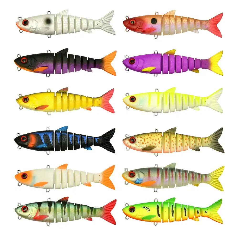 8 Inch Zerek Live Swimbait Soft Plastic Fishing Lure-Rigged with Quality Treble