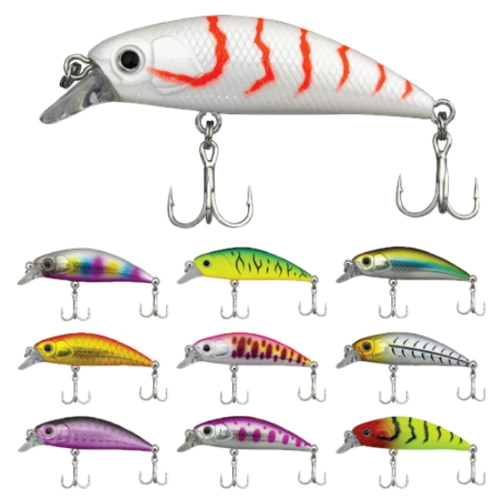 50mm FishArt Savvy Hard Body Fishing Lure - 3.6g Sinking Minnow Lure