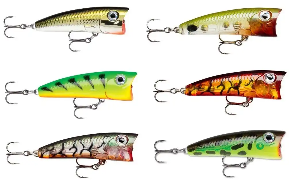 Rapala Ultra Light 4cm Surface Popper Fishing Lure - 3gm Top Water Popping Lure