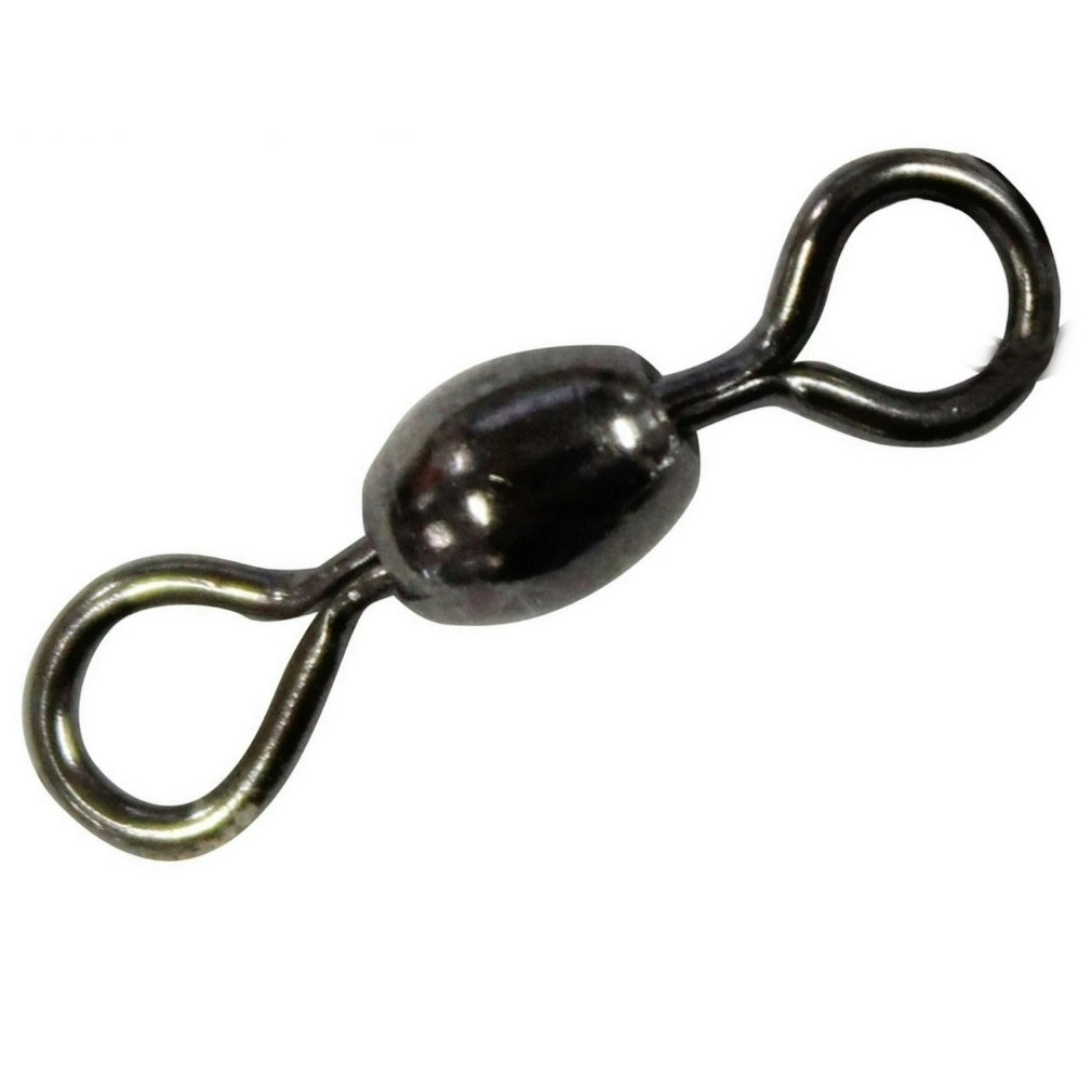 3 x Packets of Mustad Black Crane Swivels - Bulk Fishing Swivels