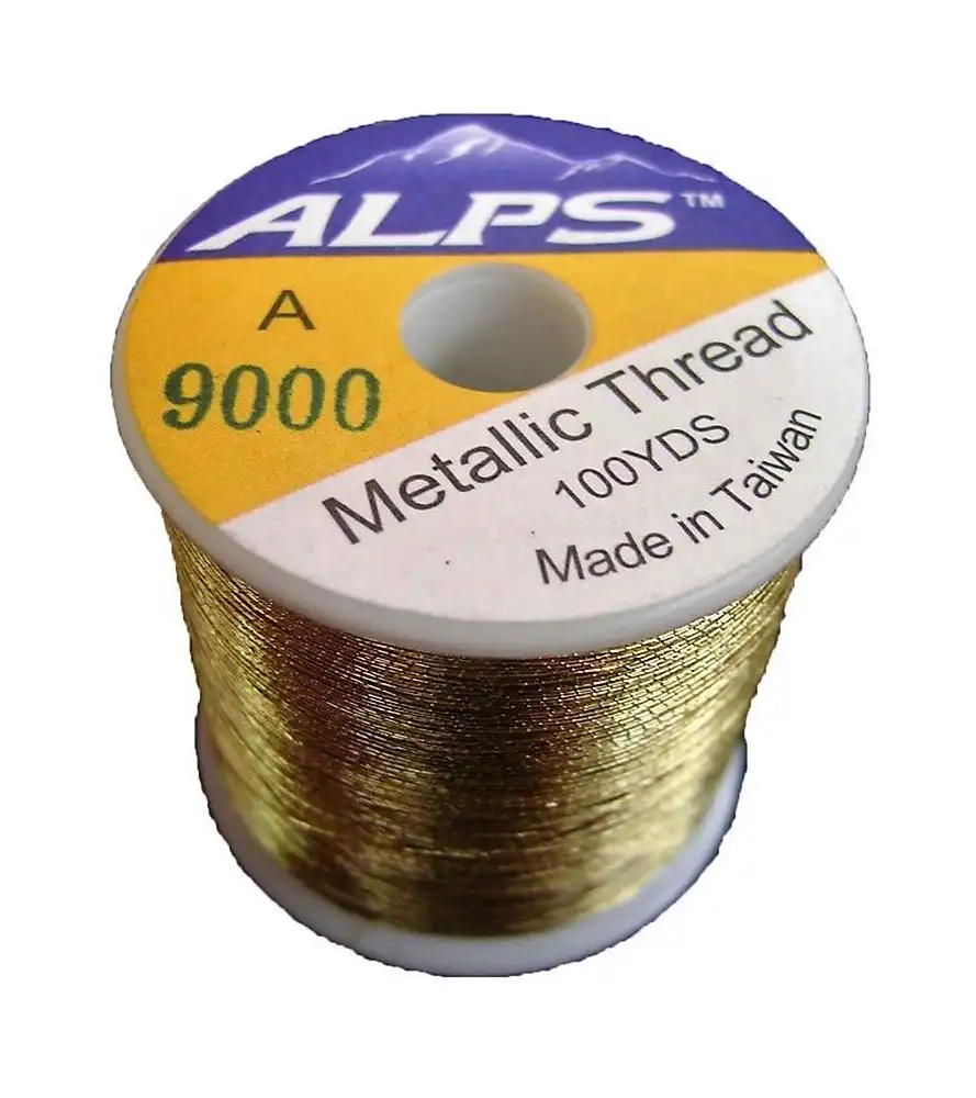 Alps 100yds of Metallic Pale Gold Rod Wrapping Thread-Size A (0.15mm) Thread