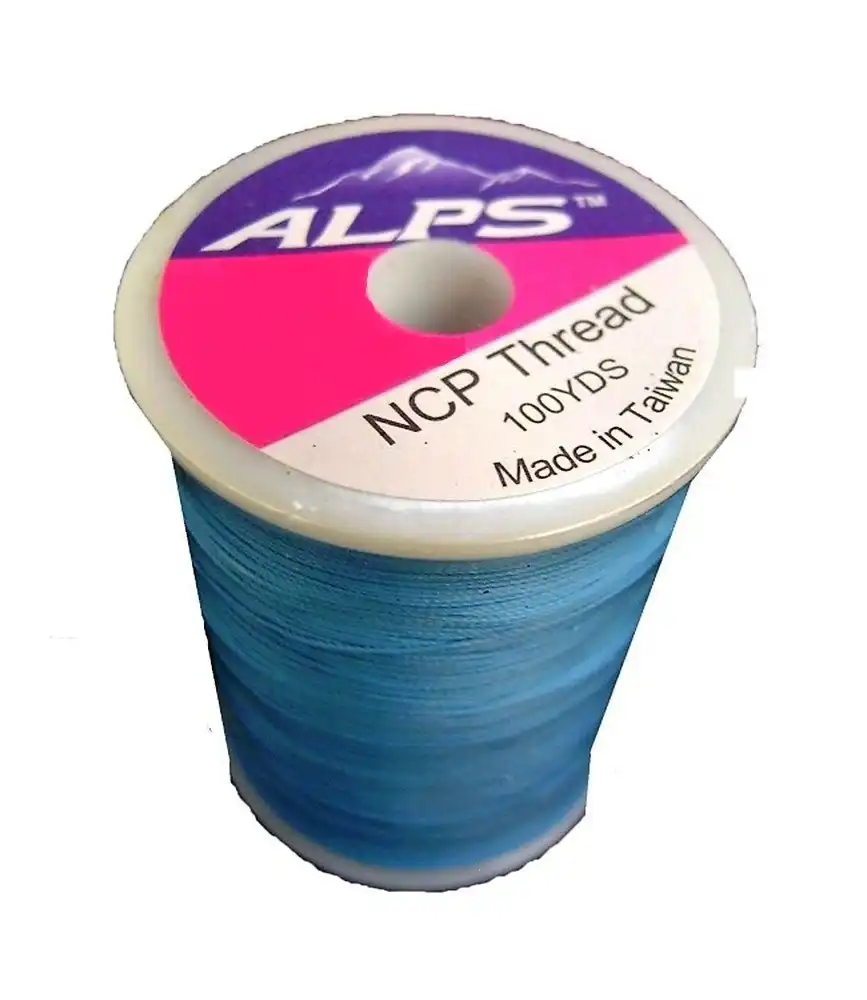 Alps 100yds of Sky Blue Rod Wrapping Thread - Size A (0.15mm) Rod Binding Cotton
