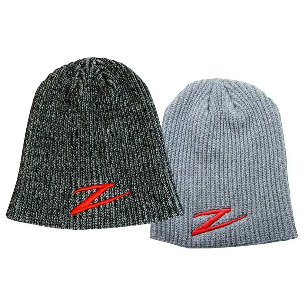 Zman Embroidered Fishing Beanie - Quick Drying Acrylic Beanie