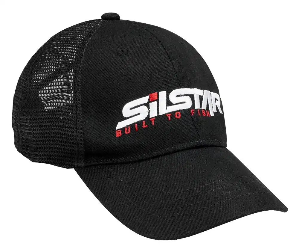 Silstar Mesh Trucker Fishing Cap with Adjustable Strap - Fishing Hat