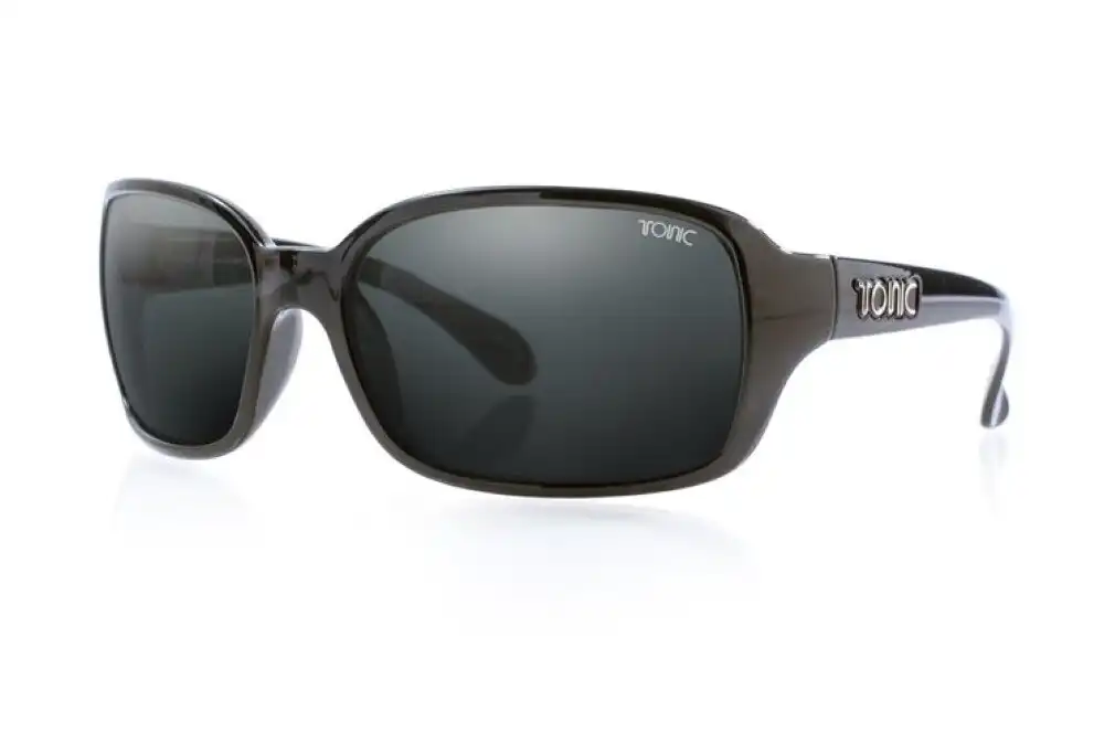 Tonic Cove Polarised Sunglasses with Glass Grey Photochromic Lens & Black Frame