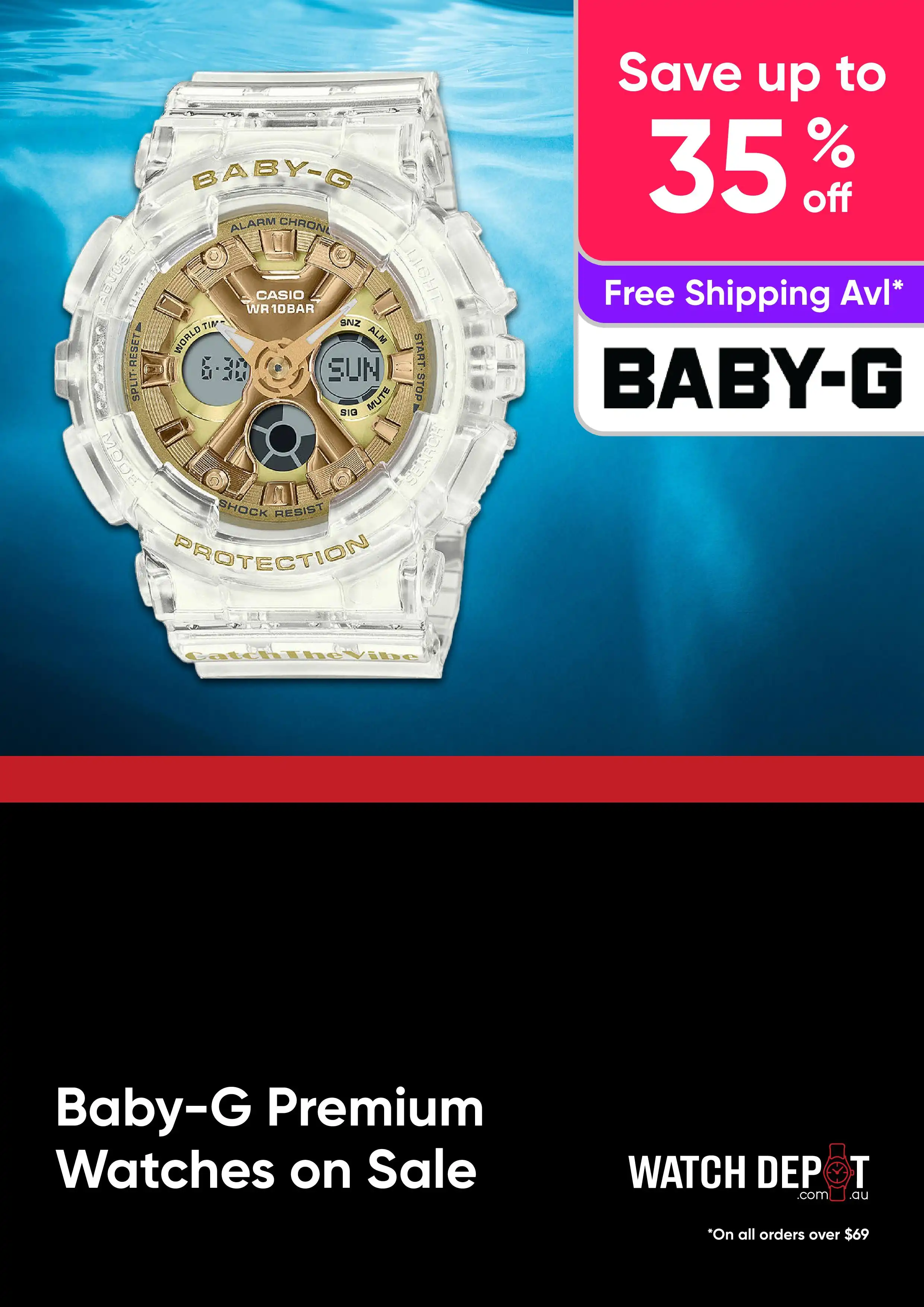 Baby-G Premium Watch Sale - Up to 35% off